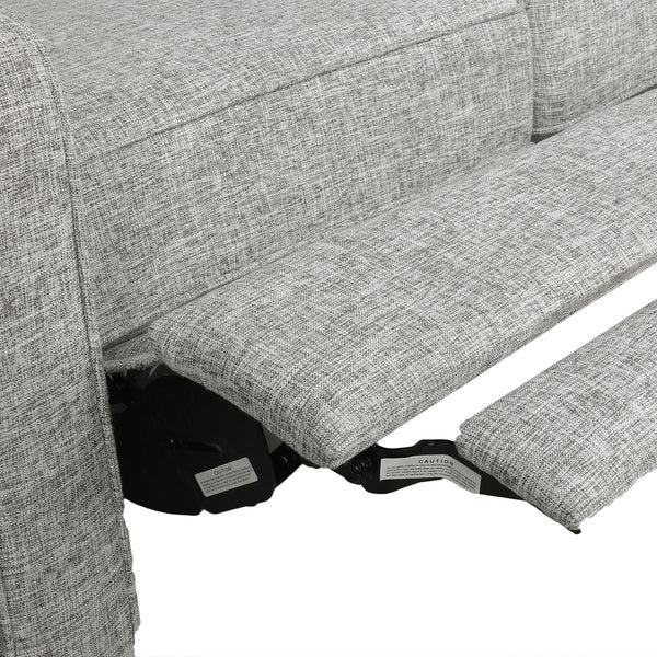 Gdf Studio Manville Contemporary Tufted Loveseat Pushback Recliner