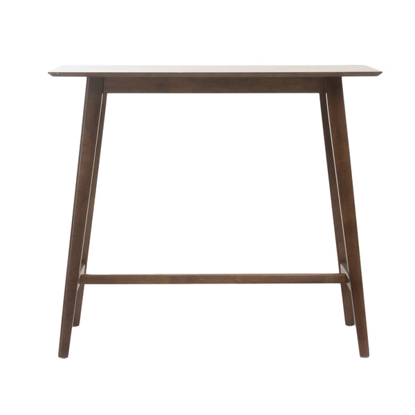gdf studio Margaret Mid-Century Rectangular Bar Table with Tapered Legs