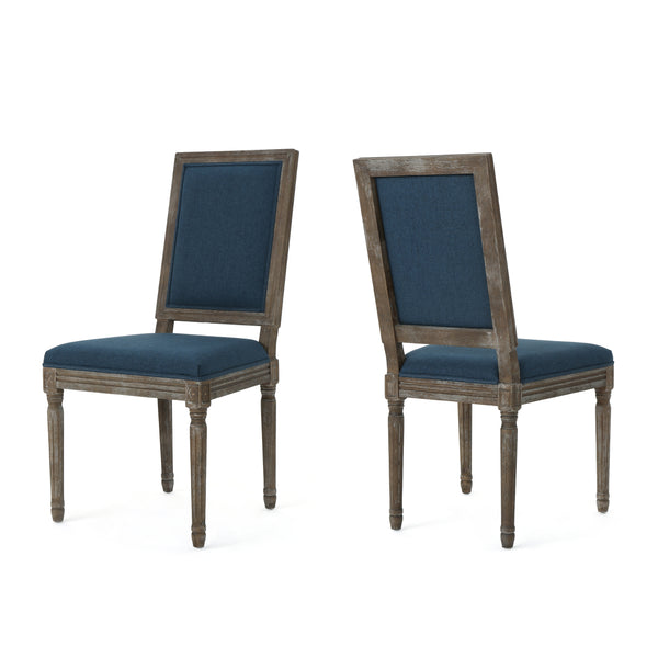 gdf studio Margaret Traditional Fabric Dining Chairs (Set of 2)