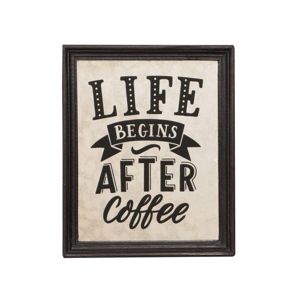 Gdf Studio Marguerite Inspirational Coffee Wall Art