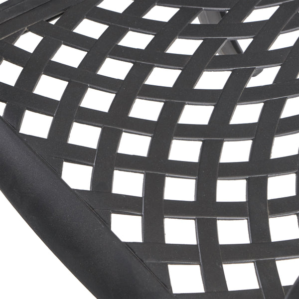 Gdf Studio Marietta Outdoor Cast Aluminum Dining Chair (Set Of 2)