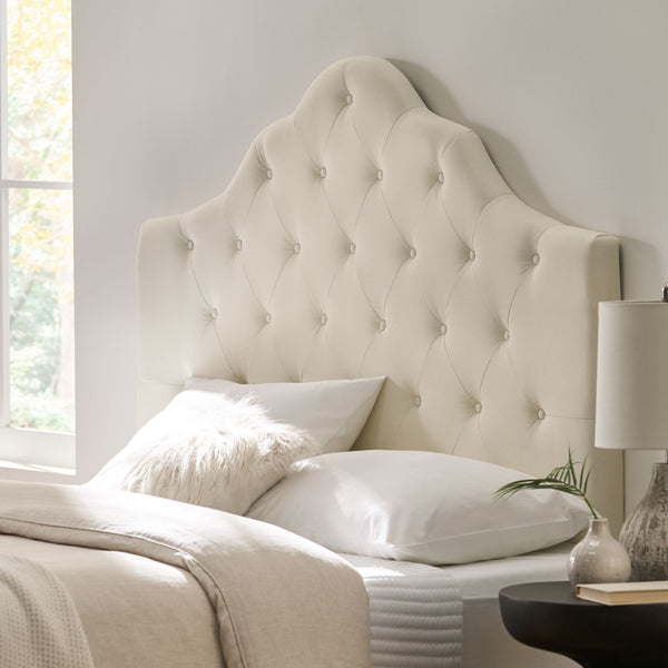 Gdf Studio Marina Fabric Queen/ Full Tufted Headboard