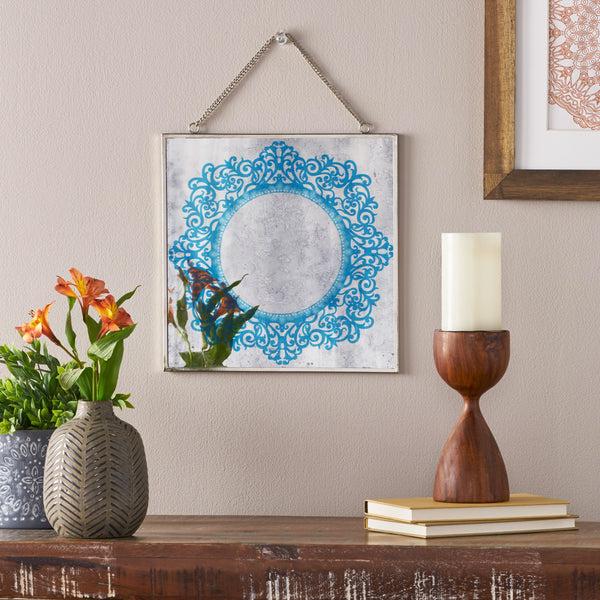 Gdf Studio Marina Oriental Tempered Glass Wall Accessory