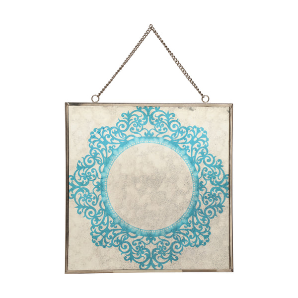 gdf studio Marina Oriental Tempered Glass Wall Accessory