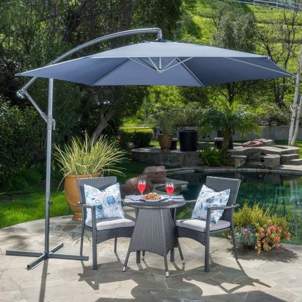 Gdf Studio Mariner Outdoor Water Resistant Canopy Umbrella
