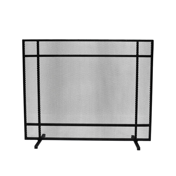 Gdf Studio Markus Modern Single Panel Iron Firescreen