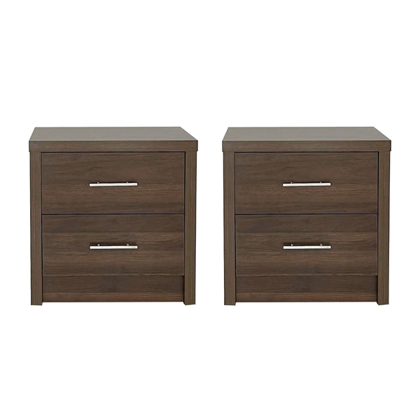 Gdf Studio Marlette Modern 2 Drawer Nightstands Set Of 2