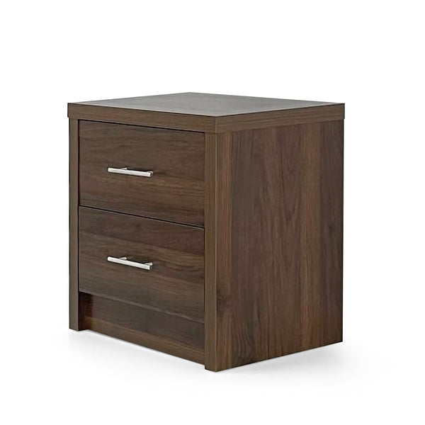gdf studio Marlette Modern Faux Wood 2 Drawer Nightstand