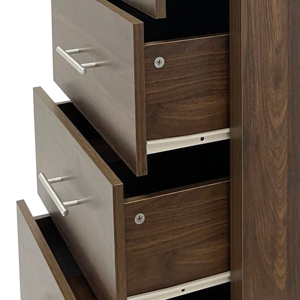 Gdf Studio Marlette Modern Faux Wood 5 Drawer Dresser