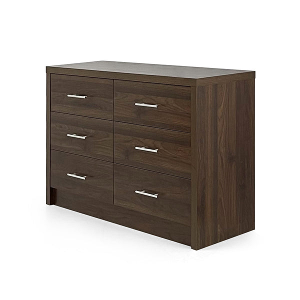 gdf studio Marlette Modern Faux Wood 6 Drawer Double Dresser