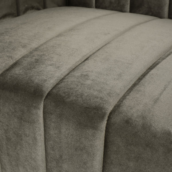 Gdf Studio Masie Contemporary Channel Stitch Velvet Club Chair