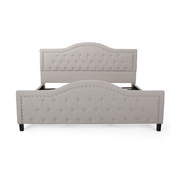 gdf studio Mason Fully-Upholstered Traditional Bed Frame