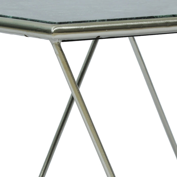 Gdf Studio Massie Modern Glam Handcrafted Marble Top Coffee Table