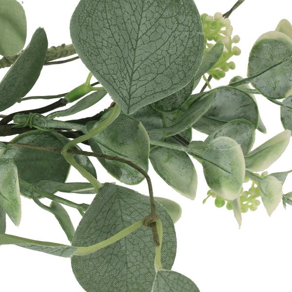 Gdf Studio Mauhaut 5-foot Floral Eucalyptus Artificial Garland Green