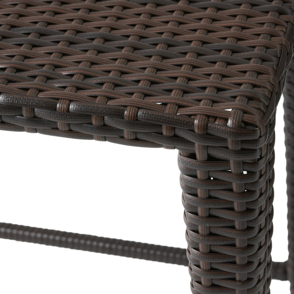 Gdf Studio Mayall Multibrown Wicker Nested Side Tables (Set Of 3)