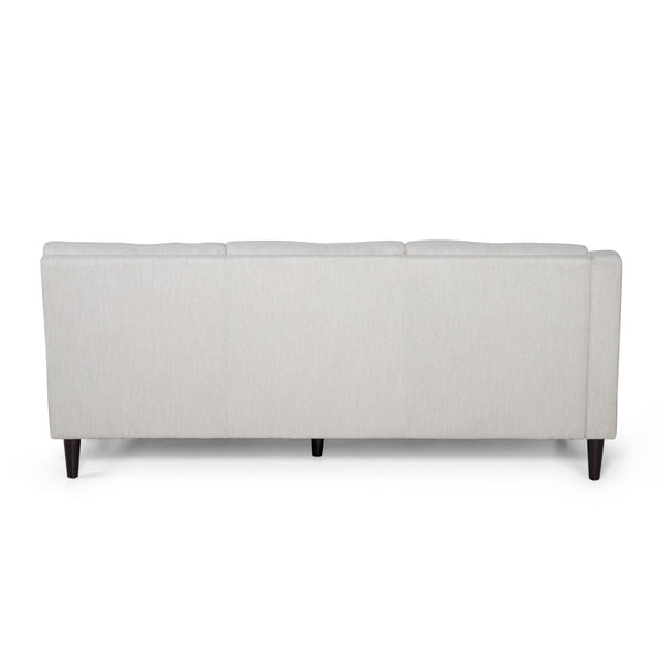 Gdf Studio McCone Contemporary Tufted Fabric 7 Seater Sectional Sofa Set