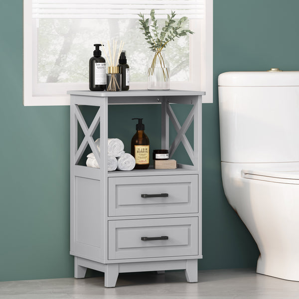 Gdf Studio McCusker Modern Bathroom Storage Cabinet With Drawers