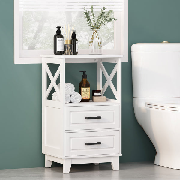 gdf studio McCusker Modern Bathroom Storage Cabinet with Drawers