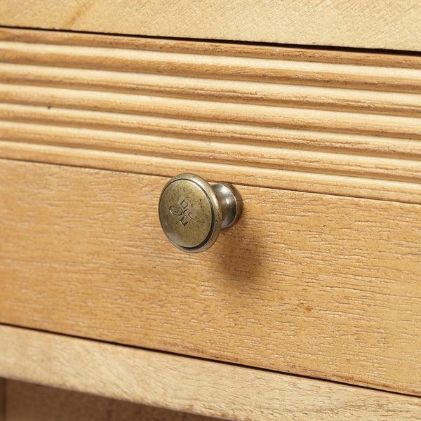 Gdf Studio McManus Tennille Boho Handcrafted Mango Wood Nightstand With Drawer Natural