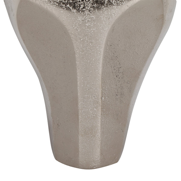 Gdf Studio McWethy Handmade Aluminum Deer Wall Decor Raw Nickel