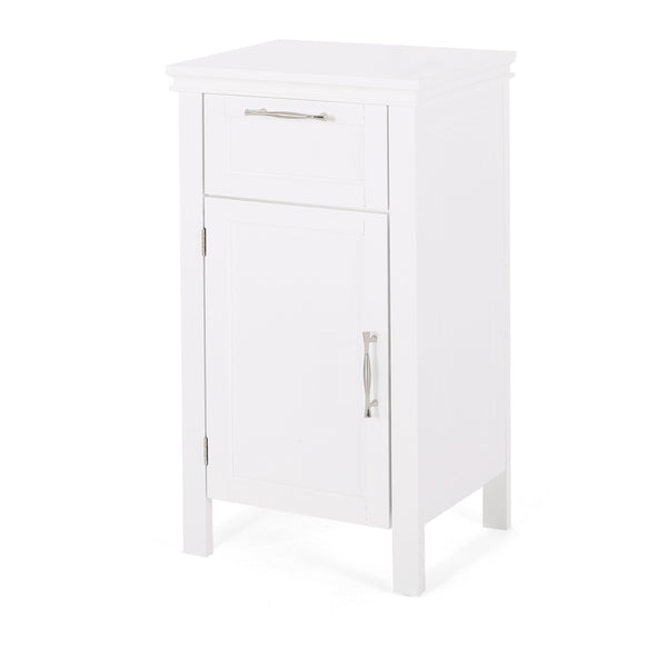 Gdf Studio Meader Modern Bathroom Floor Storage Cabinet With Drawer