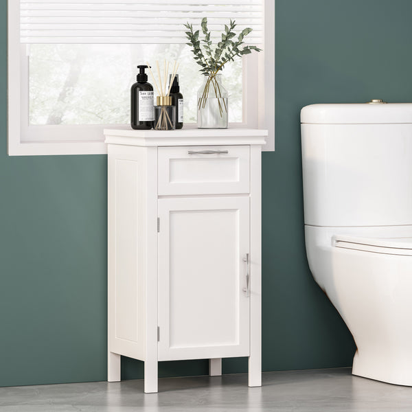 Gdf Studio Meader Modern Bathroom Floor Storage Cabinet With Drawer