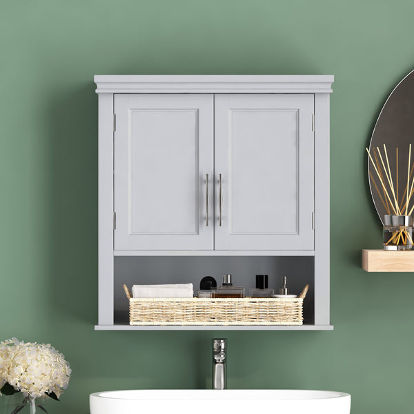 gdf studio Meader Modern Wall-Mounted Bathroom Storage Cabinet