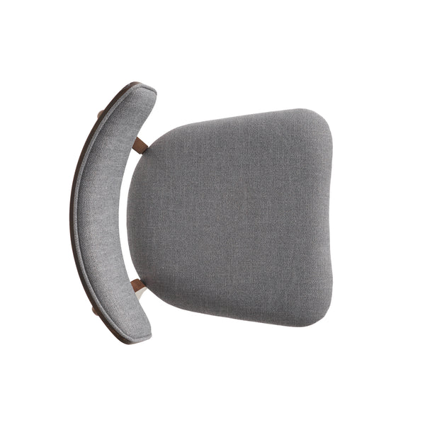 Gdf Studio Meanda Mid Century Finished 5 Piece Wood Dining Set With Fabric Chairs