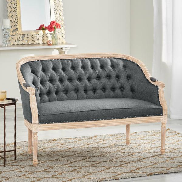 gdf studio Megan Traditional Tufted Upholstered Loveseat