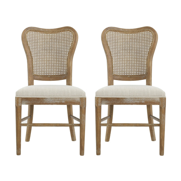 Gdf Studio Megar Modern Upholstered Dining Chair (Set Of 2)