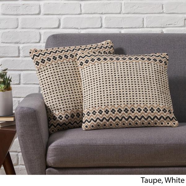 Gdf Studio Melisa Boho Cotton Throw Pillow (Set Of 2)