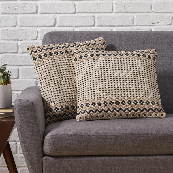 Gdf Studio Melisa Boho Cotton Throw Pillow (Set Of 2)