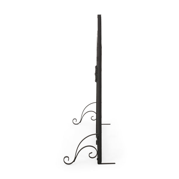 Gdf Studio Memori Contemporary Iron Fireplace Screen