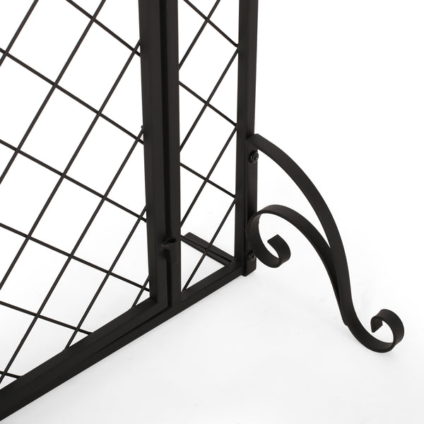 Gdf Studio Memori Contemporary Iron Fireplace Screen