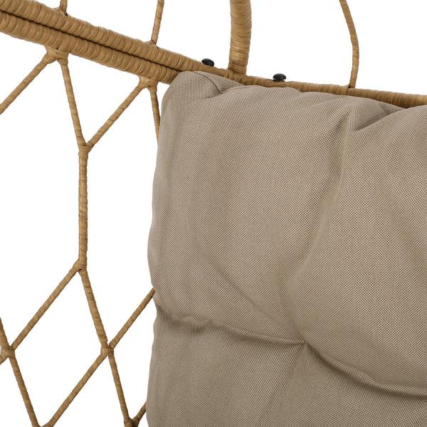 Gdf Studio Mesena Tamara Outdoor/Indoor Wicker Basket Hanging Chair (NO STAND)