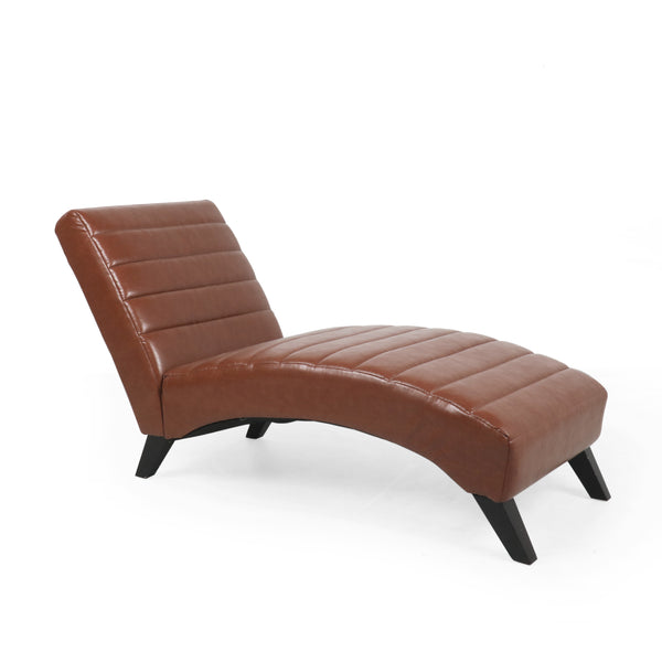 Gdf Studio Metter Contemporary Channel Stitch Chaise Lounge