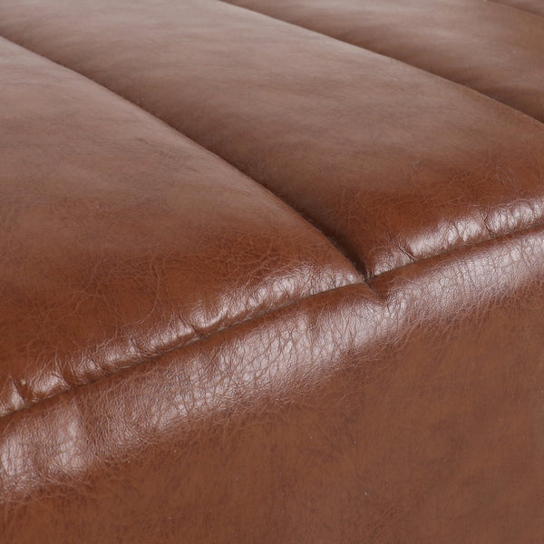 Gdf Studio Metter Contemporary Channel Stitch Chaise Lounge