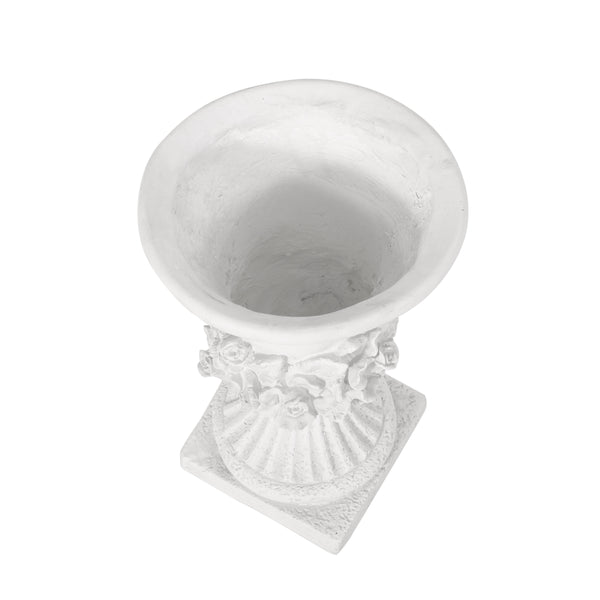 Gdf Studio Michaelia Chalice Garden Urn Planter Roman Botanical Lightweight Concrete