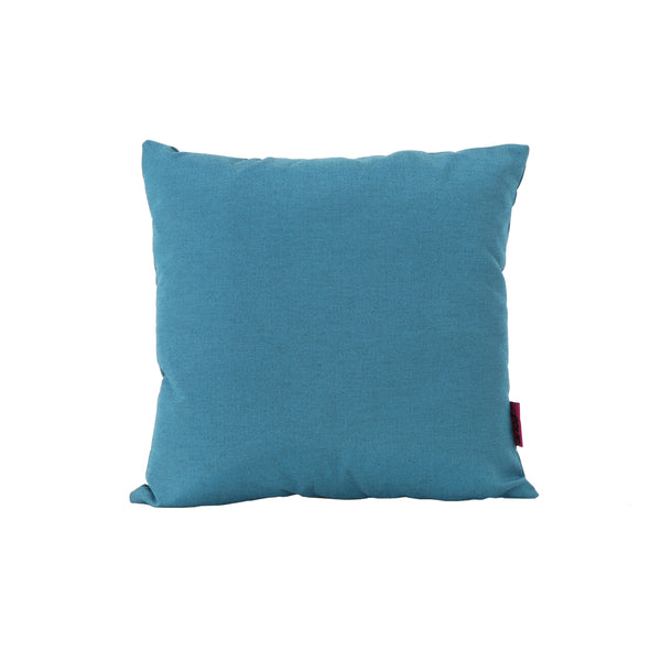 gdf studio Misty Indoor Teal Water Resistant Small Square Throw Pillow