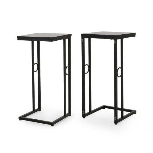gdf studio Modern End Tables Minimalist Nightstands Set of 2