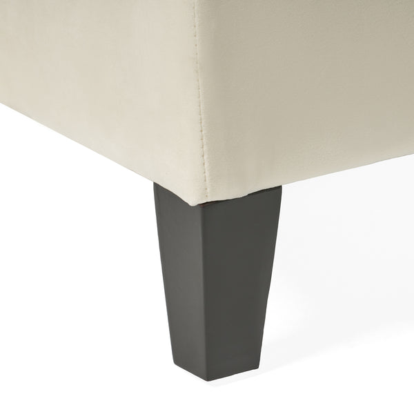 Gdf Studio Molle Contemporary Button-Tufted Velvet Storage Ottoman Bench