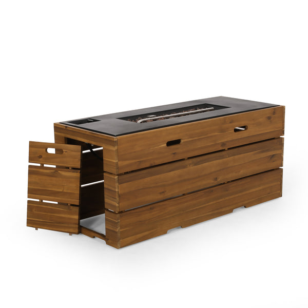 Gdf Studio Moloney Outdoor 40 000 BTU Rectangle Fire Pit