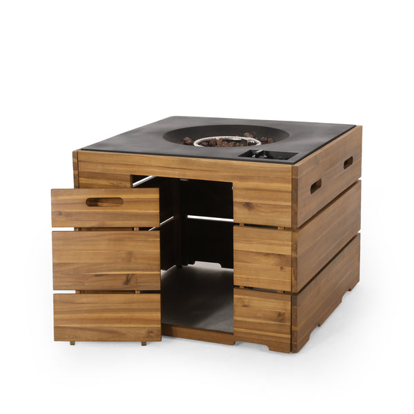 Gdf Studio Moloney Outdoor 40 000 BTU Square Fire Pit