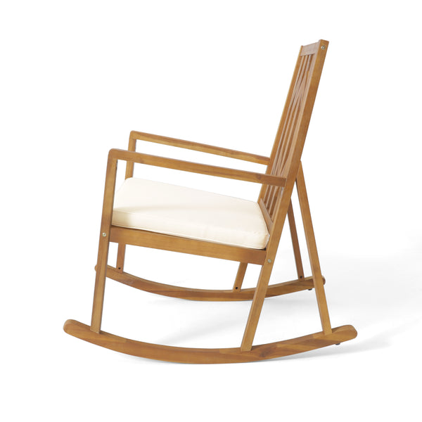 Gdf Studio Monterey Outdoor Rocking Chair W/ Cushion