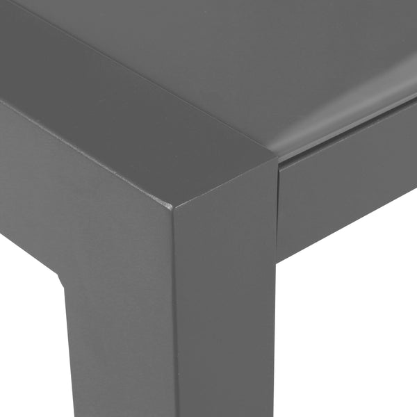 Gdf Studio Moore Outdoor 7-Piece Aluminum Dining Set With Glass Table Top