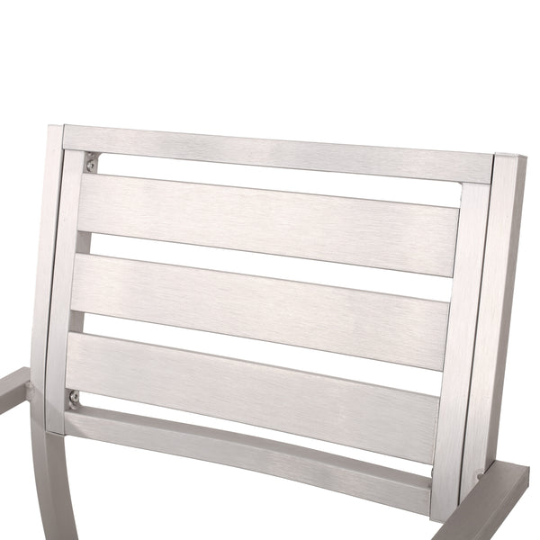 Gdf Studio Mora Outdoor 7 Piece Aluminum Dining Set