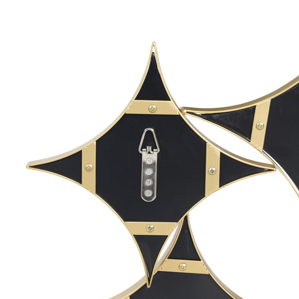 Gdf Studio Murley Modern Glam Star Cluster Wall Mirror