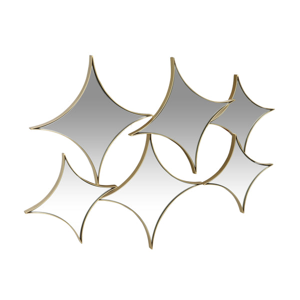 gdf studio Murley Modern Glam Star Cluster Wall Mirror