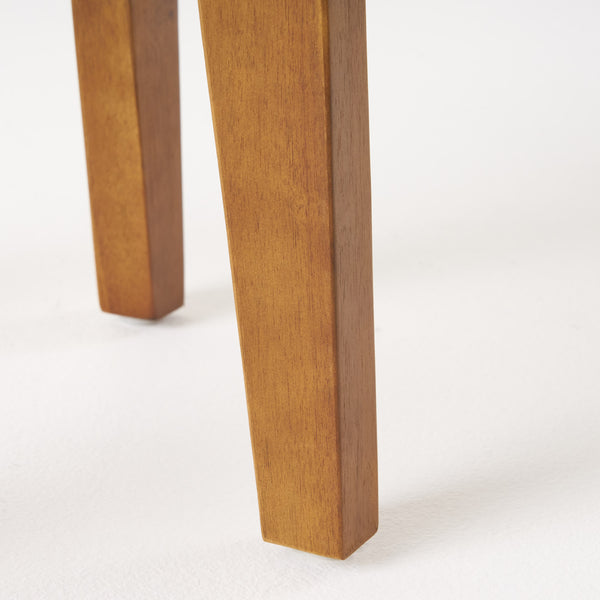 Gdf Studio Murray Outdoor Acacia Wood Club Chair And Side Table Set