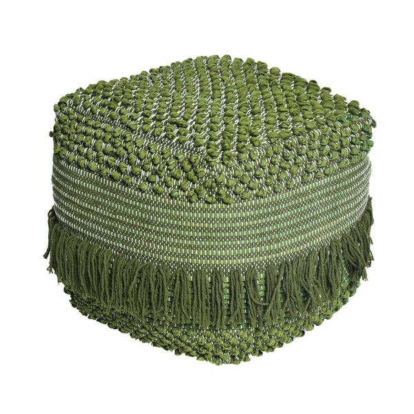 Gdf Studio Naholo Boho Handcrafted Fabric Cube Pouf